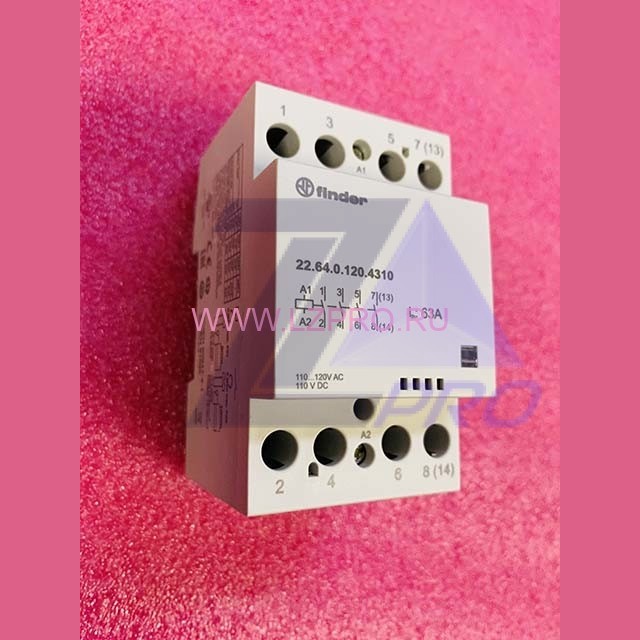 Контактор модульный 4NO 63A 22.64.0.120.4310 Finder