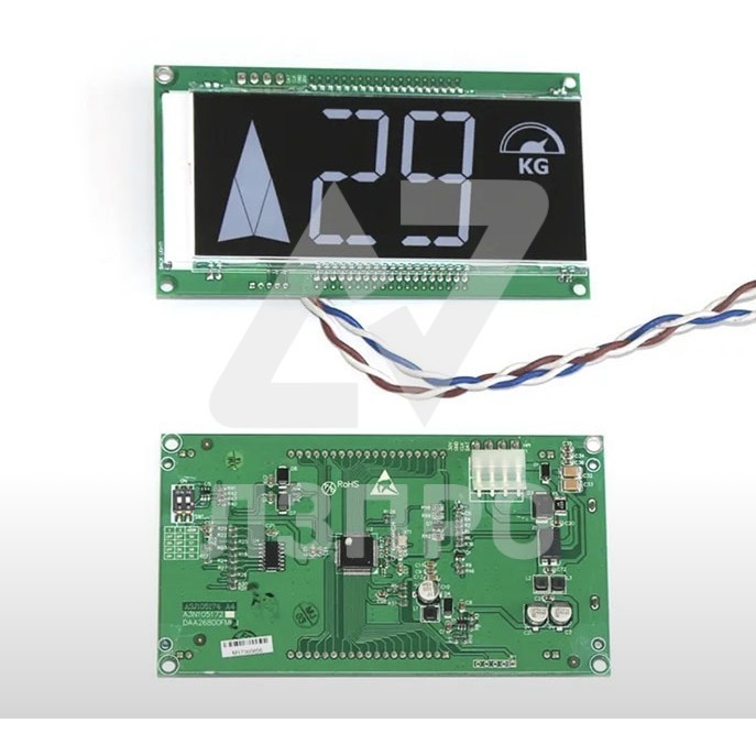 Плата индикатора черная подсветка DAA26800FM2 Otis