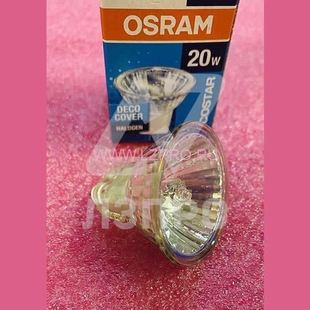 Лампа 20Вт 44890 DECOSTAR WFL 20W 12B GU4 205Лм  OSRAM