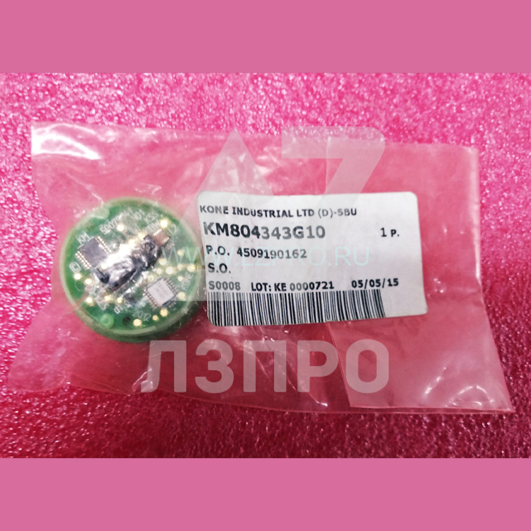 Модуль кнопочный зеленый KM804343G10 Kone