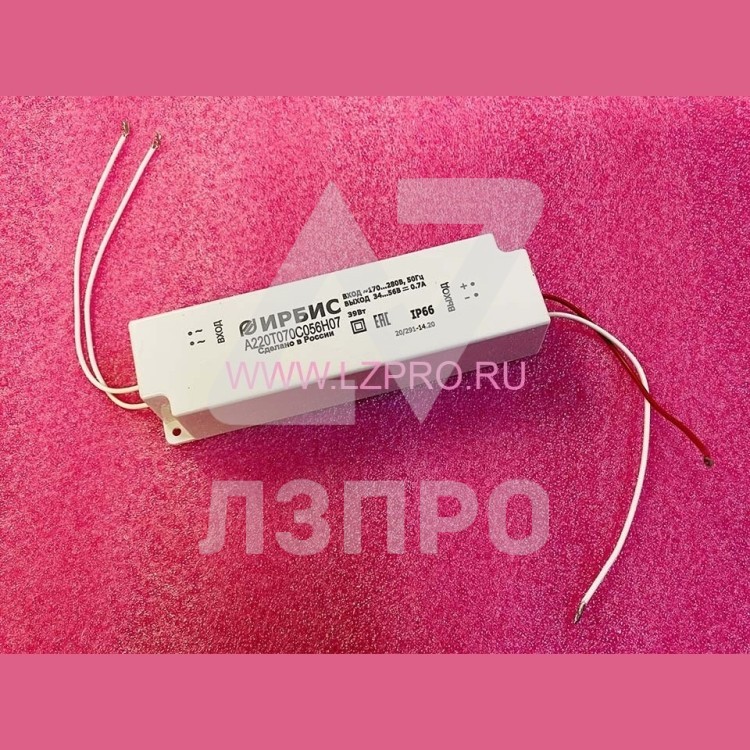 LED-драйвер 34-56В 0.7А 36Вт А220Т070С056Н07