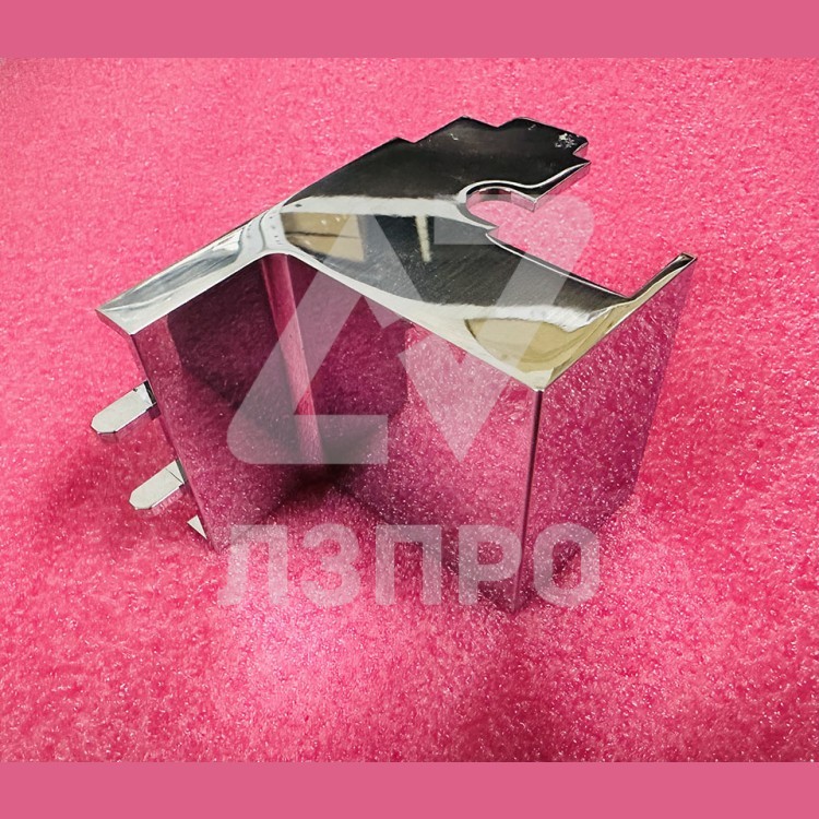 Угловое крепление (декоративная вставка) плинтуса хромированное FAA459AX4 Otis