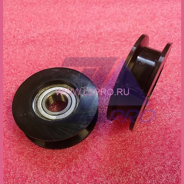 Ролик каретки в сборе d=60мм прямоугольный паз 0463Б.23.15.080 МЛЗ