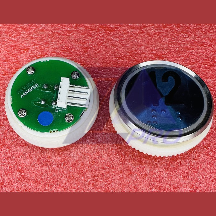 Кнопочный модуль 12 синяя подсветка с шрифтом Брайля  A4N49326 Thyssen