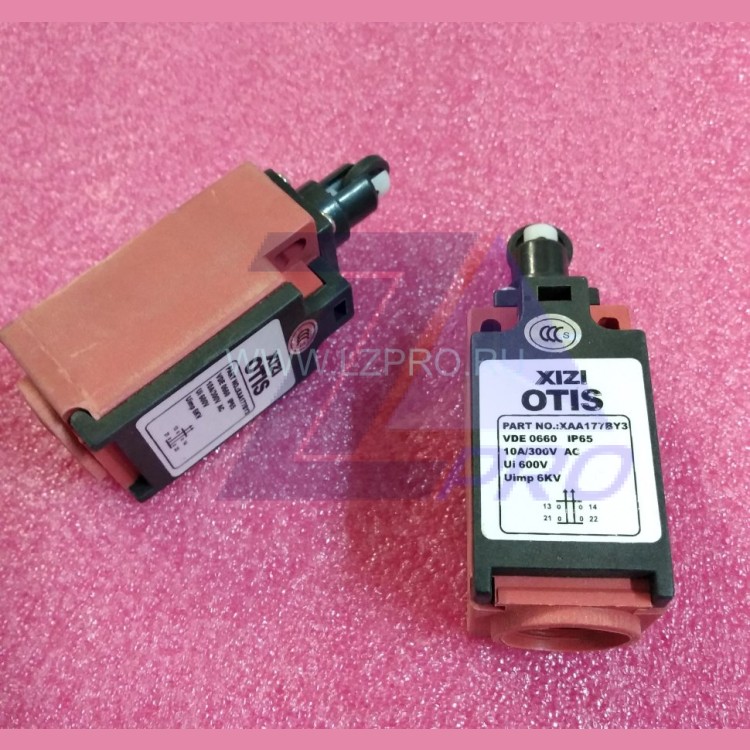 Выключатель самовозвратный LX2-413 XAA177BY3 XIZI Otis