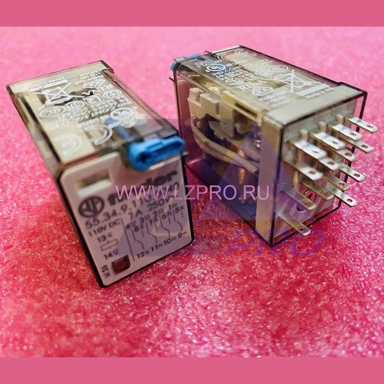 Реле 110V 7A 55.34.9.110.0040 Finder