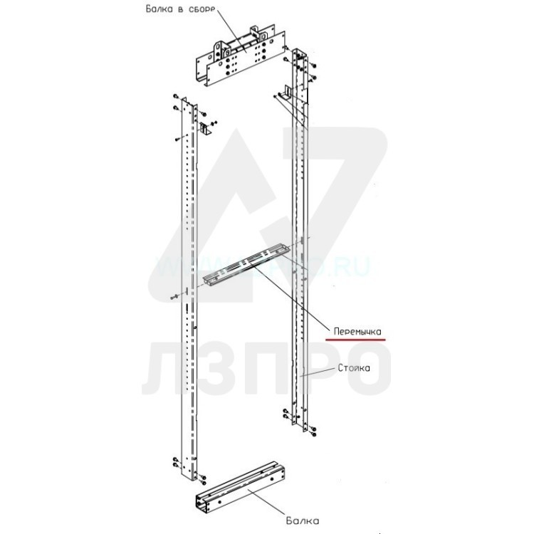 Стойка противовеса Gen2 MRL Otis