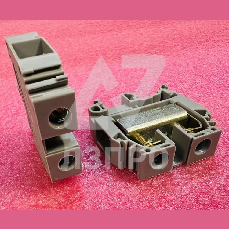 M16/12 Клеммник винтовой до 16 мм² на DIN-рейку (серый) TYCO