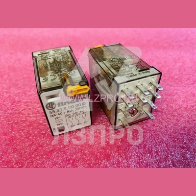 Реле промежуточное 110VAC 10A 55.33.8.110.0010 Finder