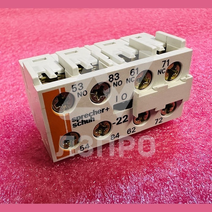 Блок дополнительных контактов 2NO+2NC CS4-P sprecher+schuh