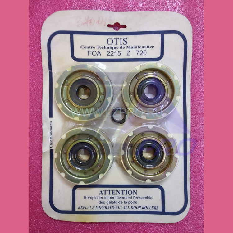 Комплект роликов (4 шт.) D-85 мм Europa2000 FOA2215Z720 Otis