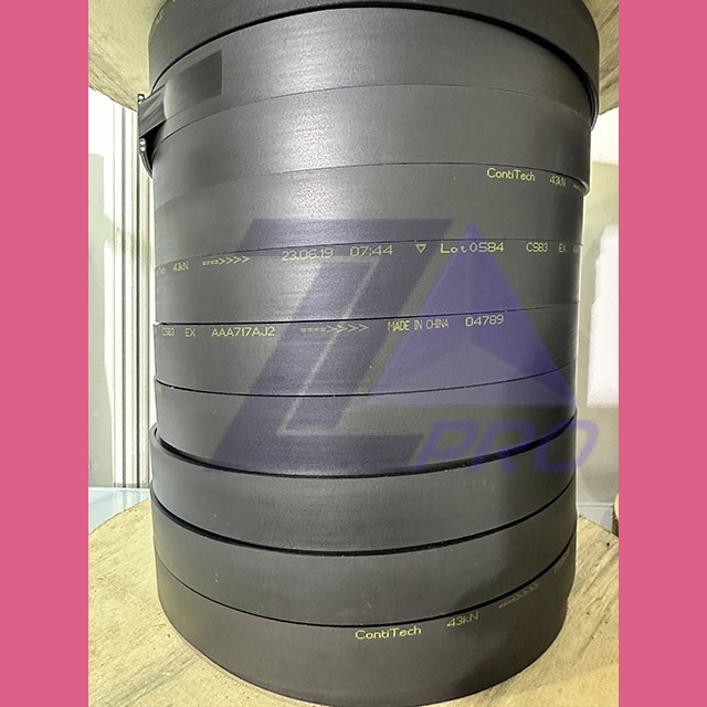 Ремень тяговый (канат плоский, 30x3,3 mm, 10 жил, 43kN, ContiTech China) AAA717AJ2 Gen2 Otis