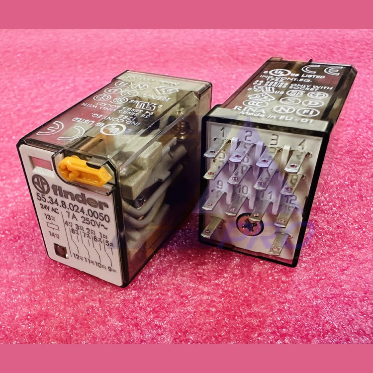 Реле промежуточное 24VAC 7A 55.34.8.024.0050 Finder