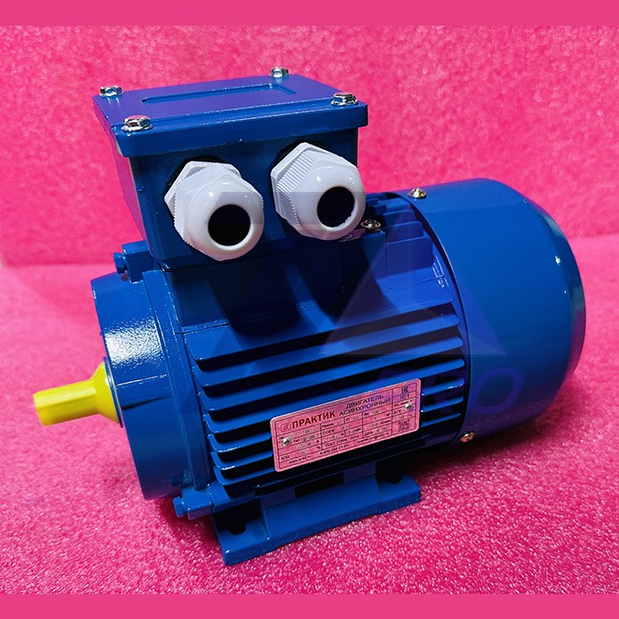 Двигатель асинхронный 0,18кВт 220/380В 1310об/мин 1,1/0,62А (лапы) IM1081 АИР56В4У1