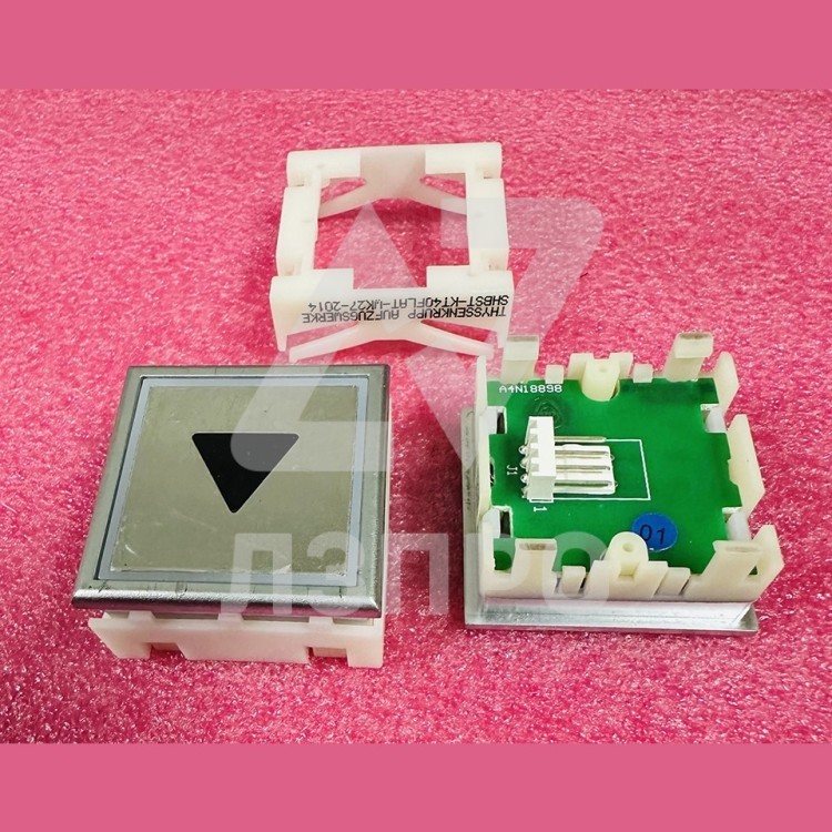 Кнопочный модуль СТРЕЛКА низкая посадка, синяя подсветка SHBST-KT40-WK27-2014 Thyssen