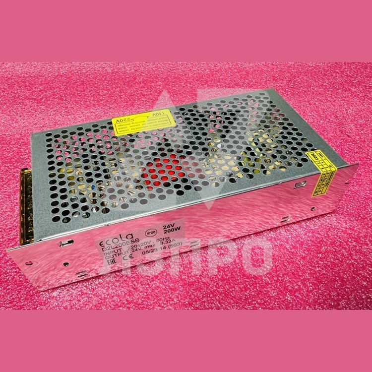 Блок питания D2L200ESB к светодиодной ленте 220В/24В пост. тока 200Вт IP20 Ecola