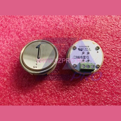 Кнопочный модуль с шрифтом Брайля "1" разъём под винт A4N107639 ЩЛЗ...