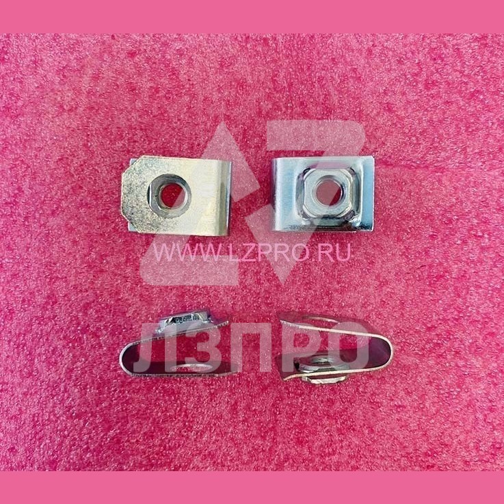 Крепежная скоба с резьбой М6 для резиновой вставки устья поручня Otis