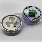 Модуль кнопочный красная подсветка "ВЕНТИЛЯТОР" К1-Вент-К (аналог Achille Vega)