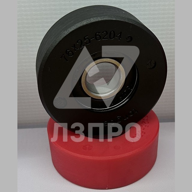 Ролик ступени эскалатора черный 76х25-6204