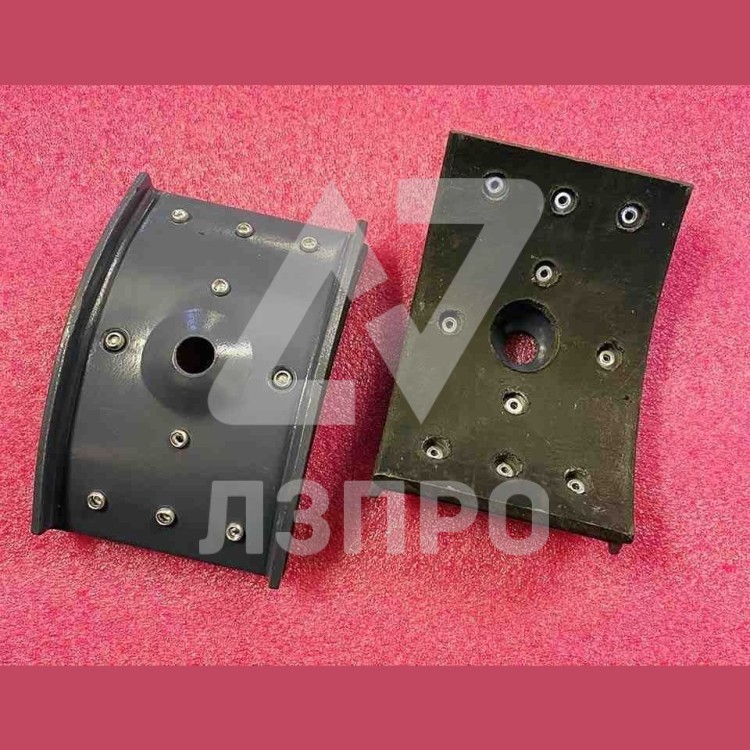 Комплект тормозных колодок ЭТЛ-1К 400А.02.02.051К КМЗ