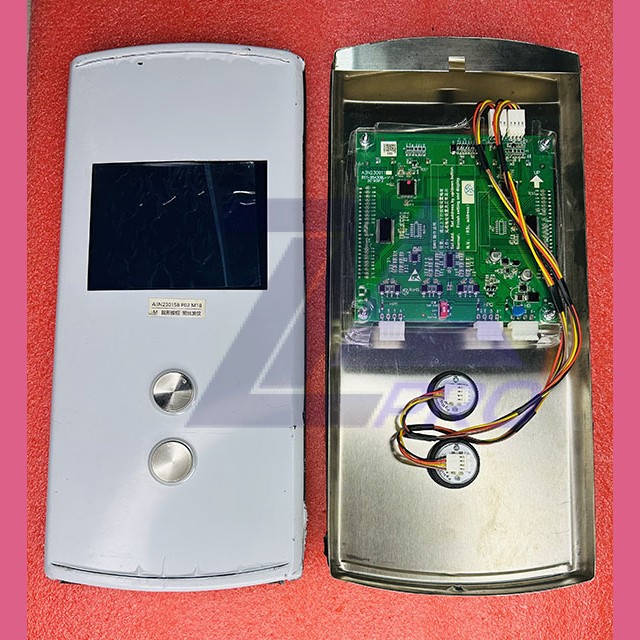 Вызывной пост двухкнопочный (синяя подсветка, с индикатором BST-BS430BL-V1.0 A3N230911) A3N230158 P02 M18 XIZI OTIS