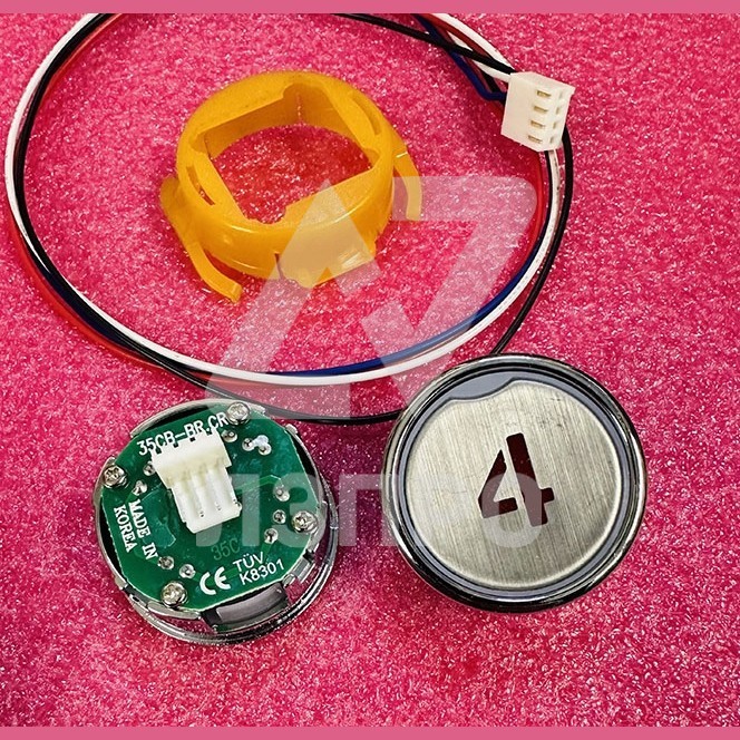 Кнопочный модуль "4" (ПУЛ02В) KS-1021-01X Korea МЭЛ