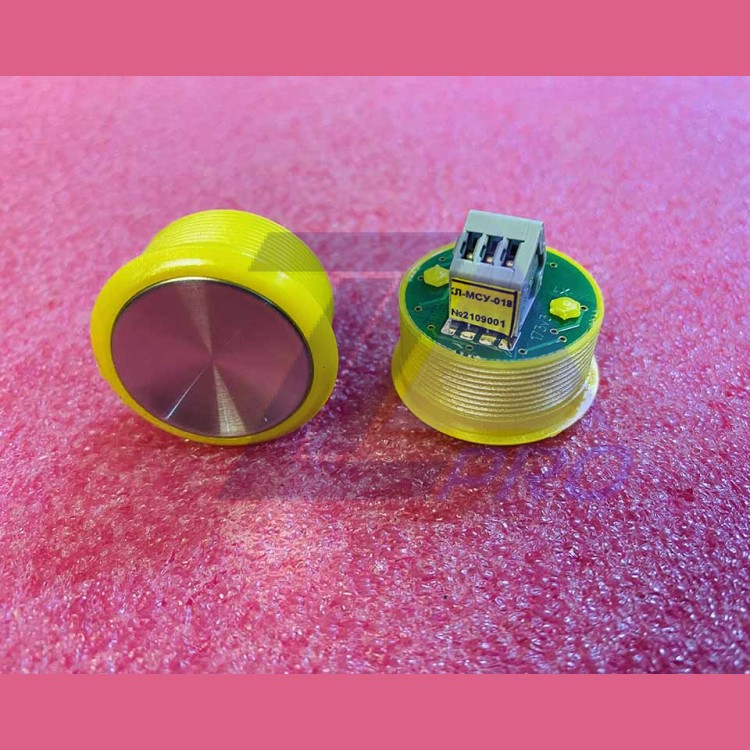 Кнопка КЛ-МСУ-018 (для МСУ; RL без подсветки "служебная", цвет ореола желтый, разъем Wago)