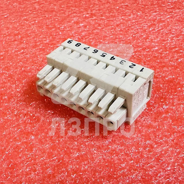 Разъем 3,5 мм 9 полюсов 734-109 Wago