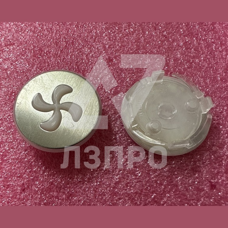 Толкатель кнопочного модуля (накладка) "вентилятор" белый KM870822G086 Kone