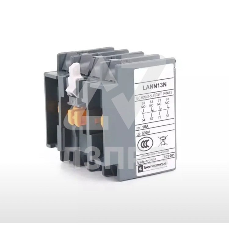 ДОПОЛНИТЕЛЬНЫЙ КОНТАКТНЫЙ БЛОК 1НО+3НЗ LANN13 Schneider Electric