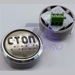 Модуль кнопочный красная подсветка "СТОП" К1-Стоп-К (аналог Achille...