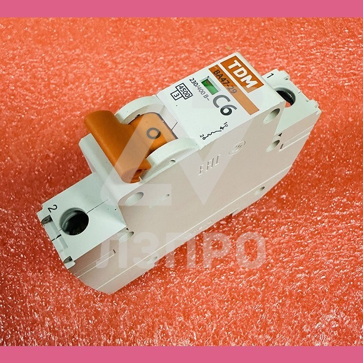 Выключатель автоматический 1P C6 ВА47-29 SQ0206-0006 TDM