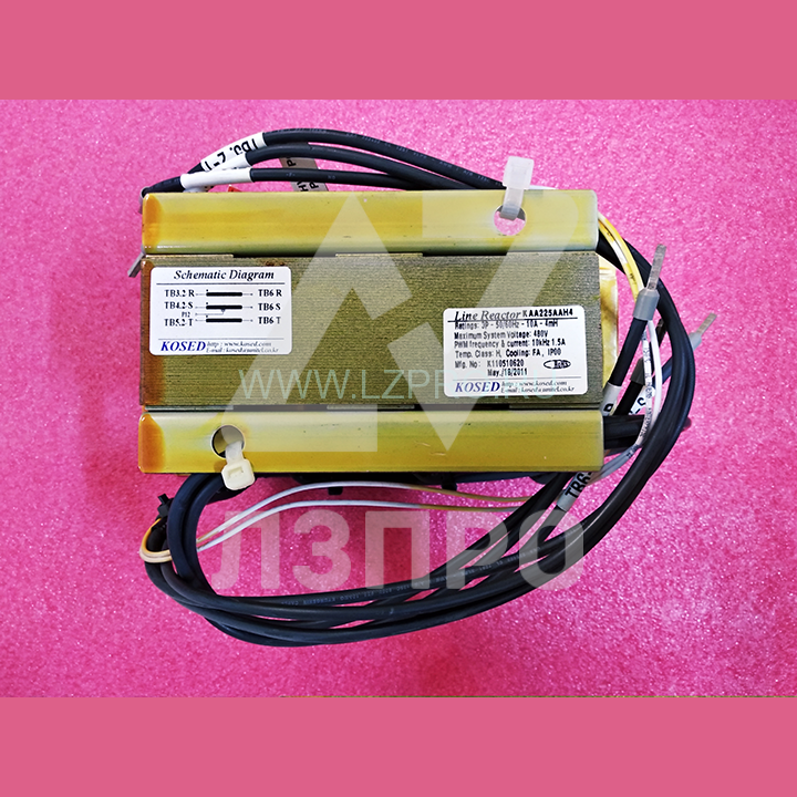 Трансформатор Ratings:3P-50/60Hz-10A-4mH KAA225AAH4 Kosed