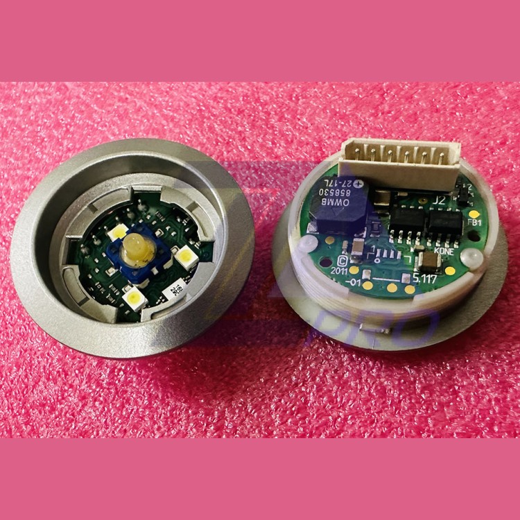 Кнопочный модуль янтарная подсветка KM804342G06 Kone