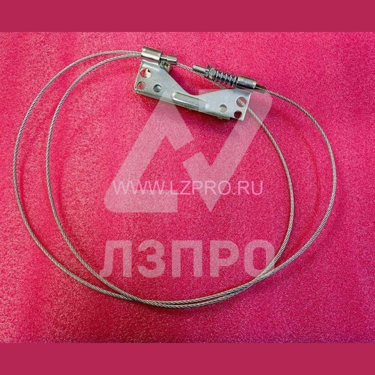 Тросик связи дверей кабины (с кронштейном крепления) d-3 мм L-1720 мм ECO HYDRA MIDI SUPRA Selcom