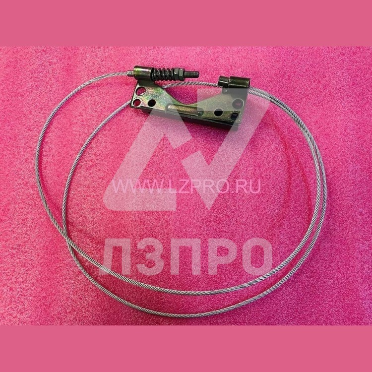 Тросик связи дверей кабины (с кронштейном крепления) d-3 мм L-1625 мм ECO HYDRA MIDI SUPRA Selcom