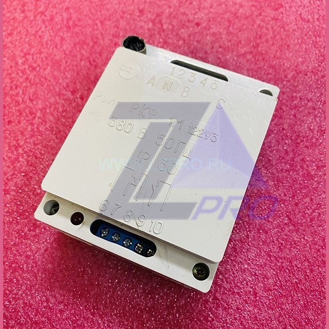 Реле контроля фаз РКФ 1М 122У3 380В 50Гц IP30 ЕИЛА.648225.001