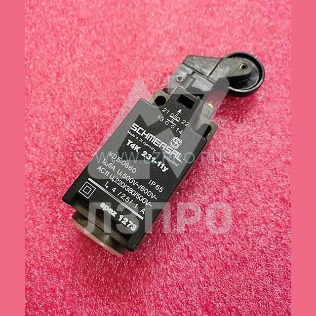 Концевой выключатель T4K 231-11Y, самовозвратный, без щелчка, 1НО+1НЗ, SCHMERSAL