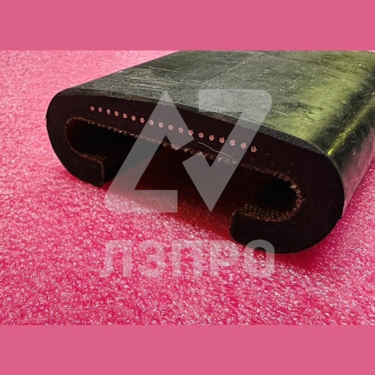 Поручень эскалатора D1-79,2 мм D-62,8 мм H-28,2 мм чёрный ECO3000 SKG